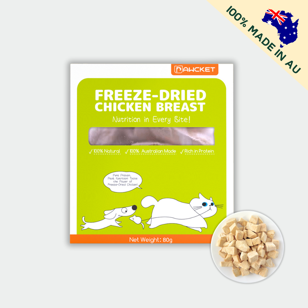 Freeze-Dried Free Range Raw Chicken Breast | Dog and Cat Treat