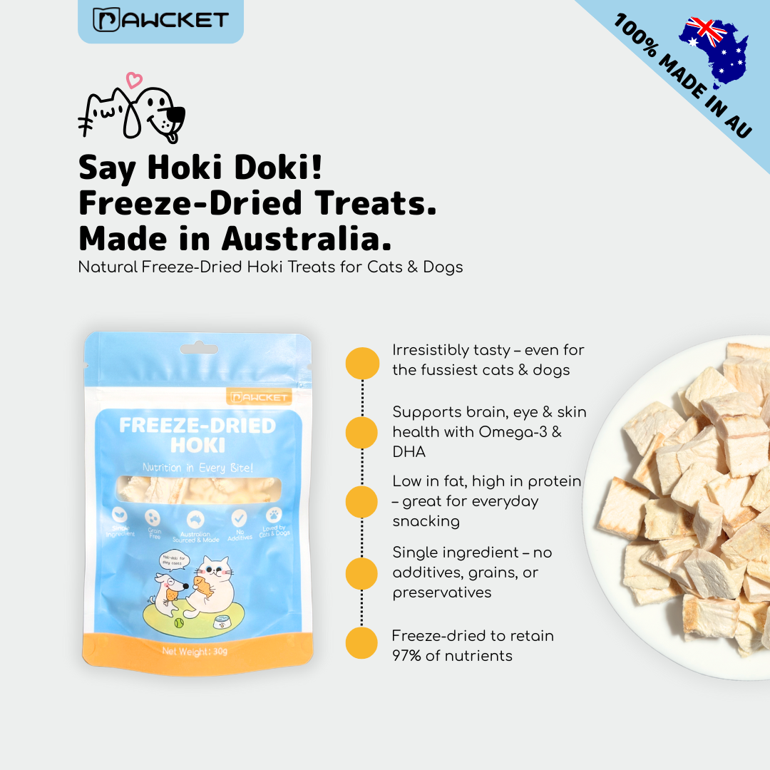 Freeze-Dried Raw Hoki | Dog and Cat Treat