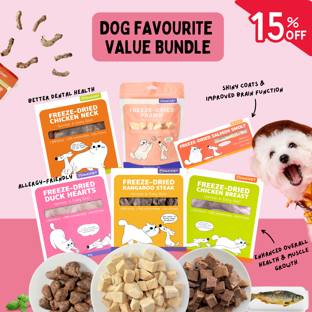 Dog Favourite Treat Bundle Premium Freeze-Dried Dog Treats