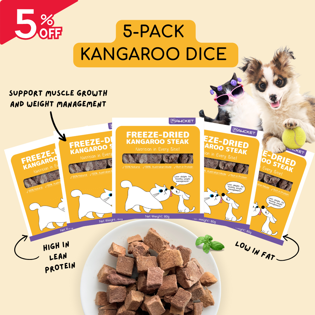 Freeze-Dried Raw Kangaroo | Dog and Cat Treat