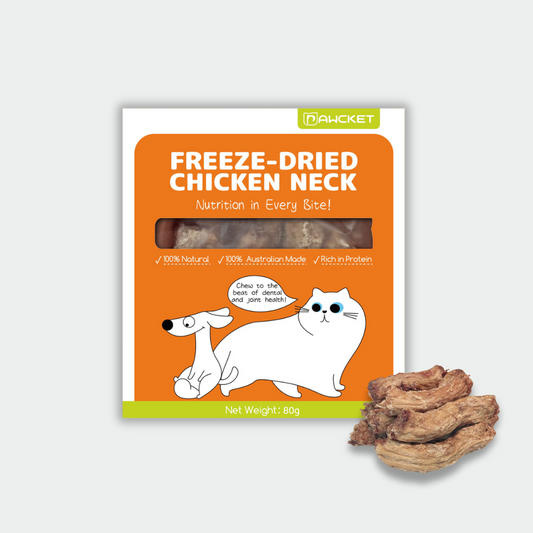 Freeze-Dried Raw Chicken Neck | Dog and Cat Treat